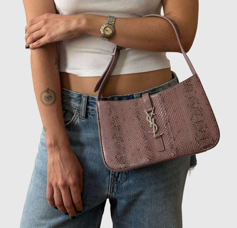 Saint Laurent Snake Pink